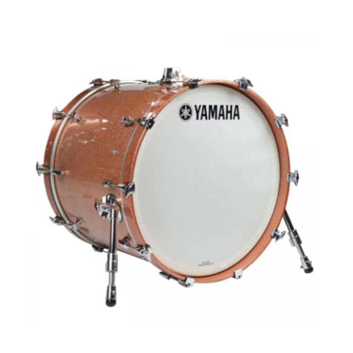 Yamaha Absolute Hybrid Maple 20 x 16 Inch Bass Drum in Pink Champagne Sparkle