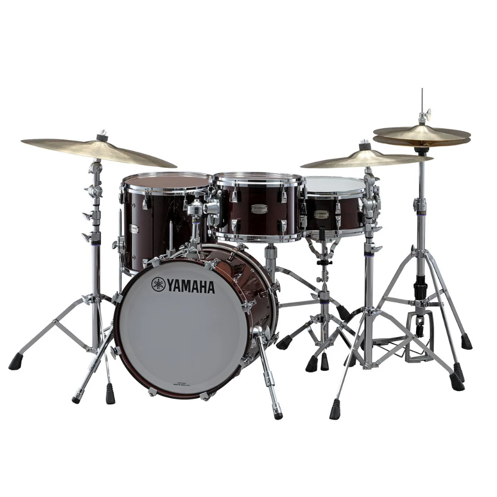 Yamaha Absolute Hybrid Maple 22/12/14+14S 3pc Drum Shell Pack - Classic Walnut