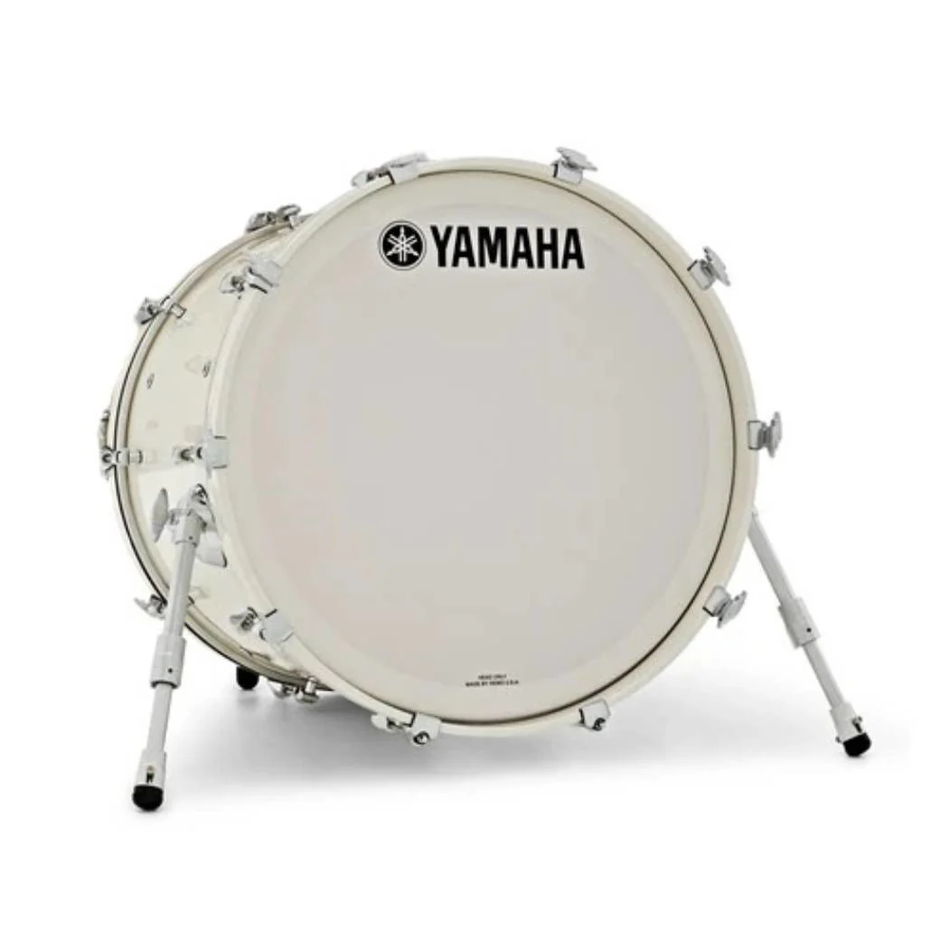 Yamaha Absolute Hybrid Maple 24 x 16 Inch Bass Drum in Polar White