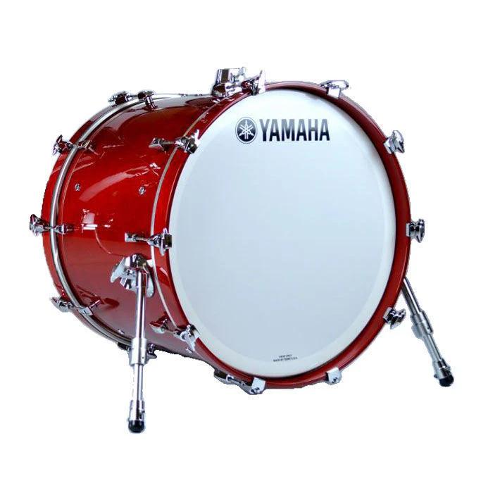 Yamaha Absolute Hybrid Maple 24 x 16 Inch Bass Drum in Red Autumn