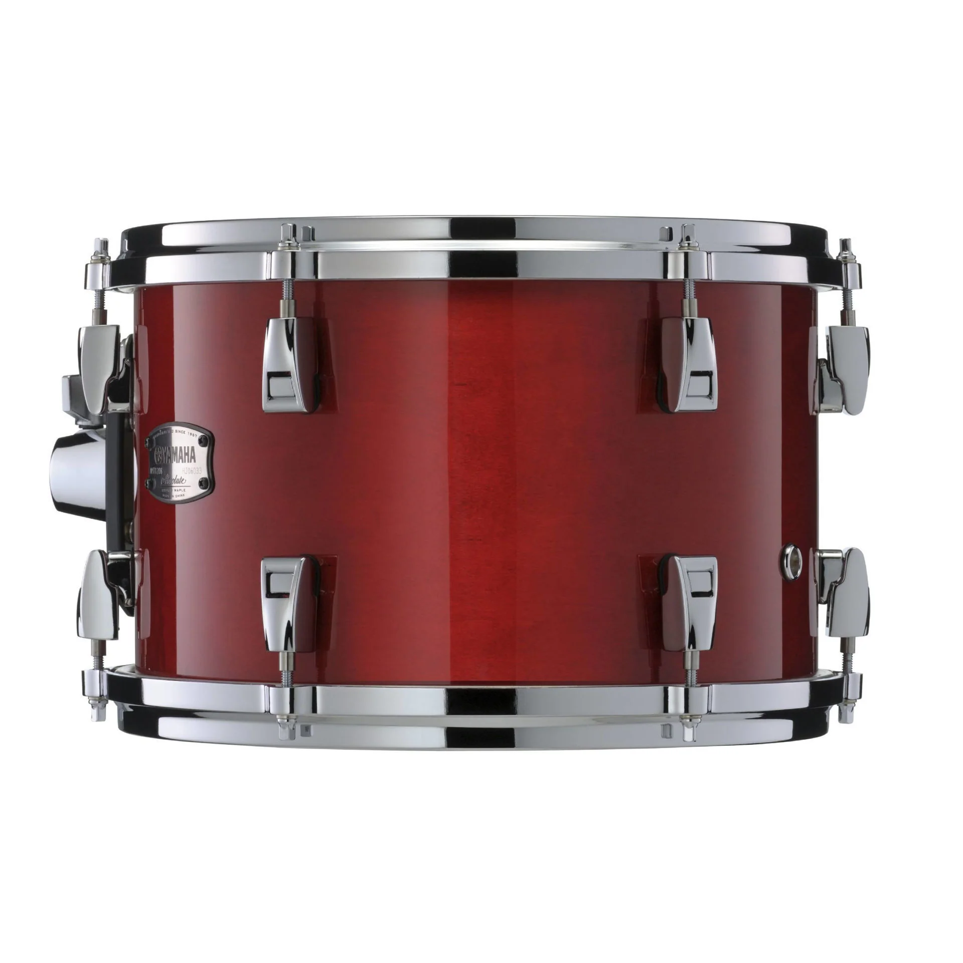 Yamaha Absolute Hybrid Maple 5 Piece Euro Drum Kit with Snare Drum, TH945B and HW880 Hardware Set - Red Autumn - Image 3