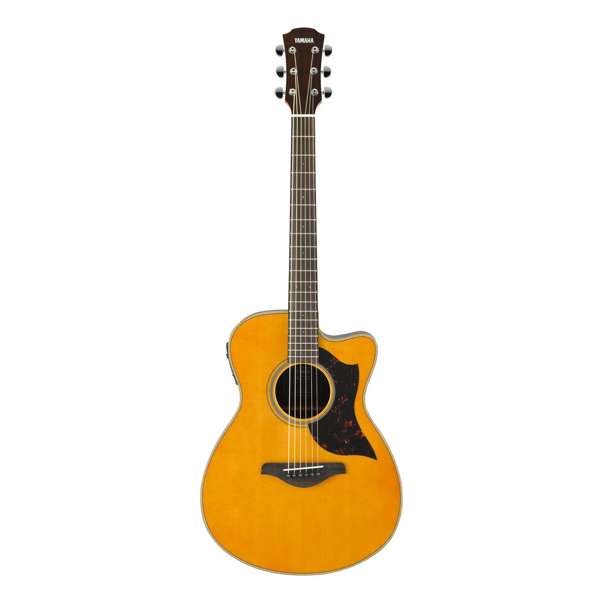 Yamaha AC1R Concert Size Acoustic Guitar with Rosewood Back & Sides & Pickup in Vintage Natural - Image 3