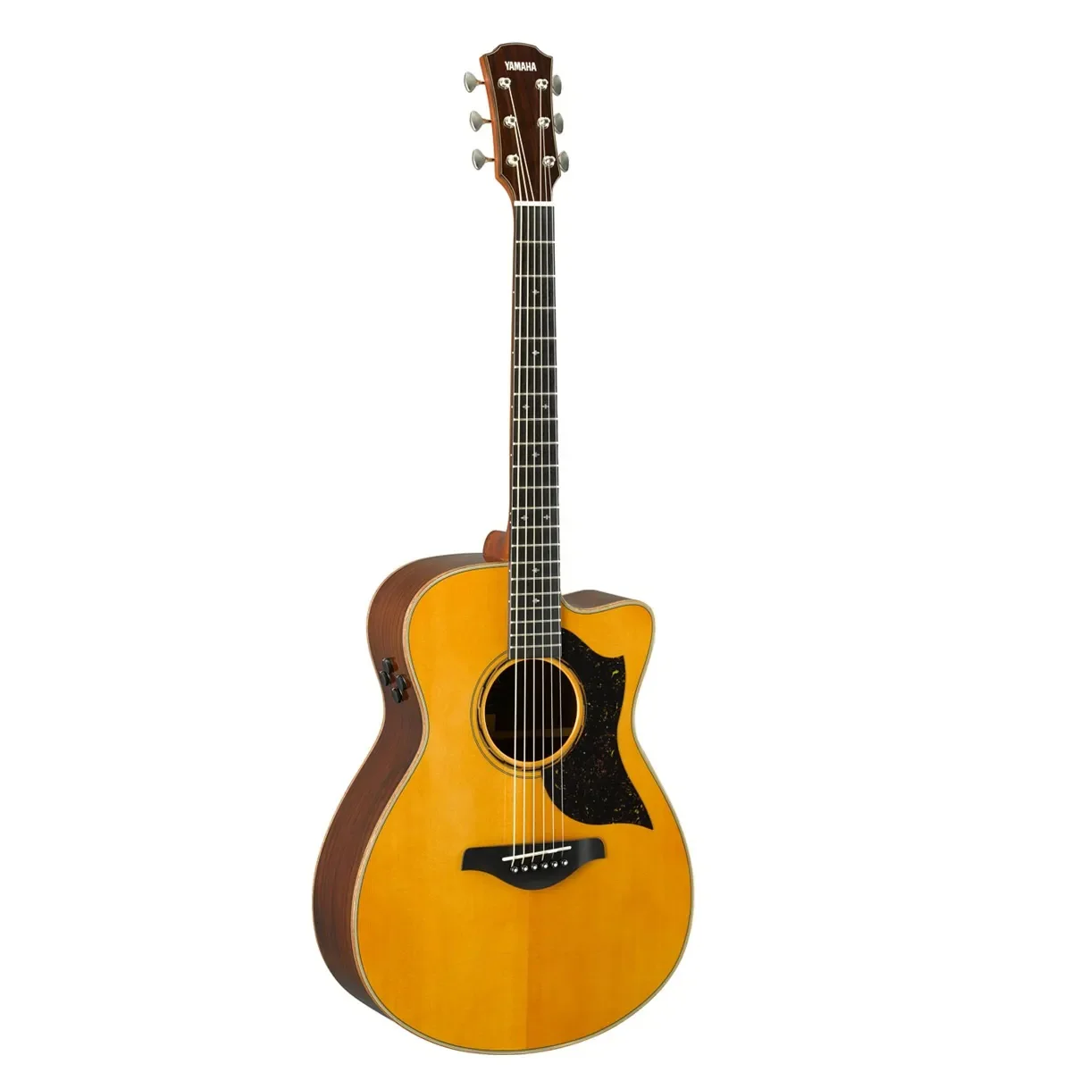 Yamaha AC5R Concert Size Acoustic Guitar with Rosewood Back & Sides & Pickup in Vintage Natural - Image 2