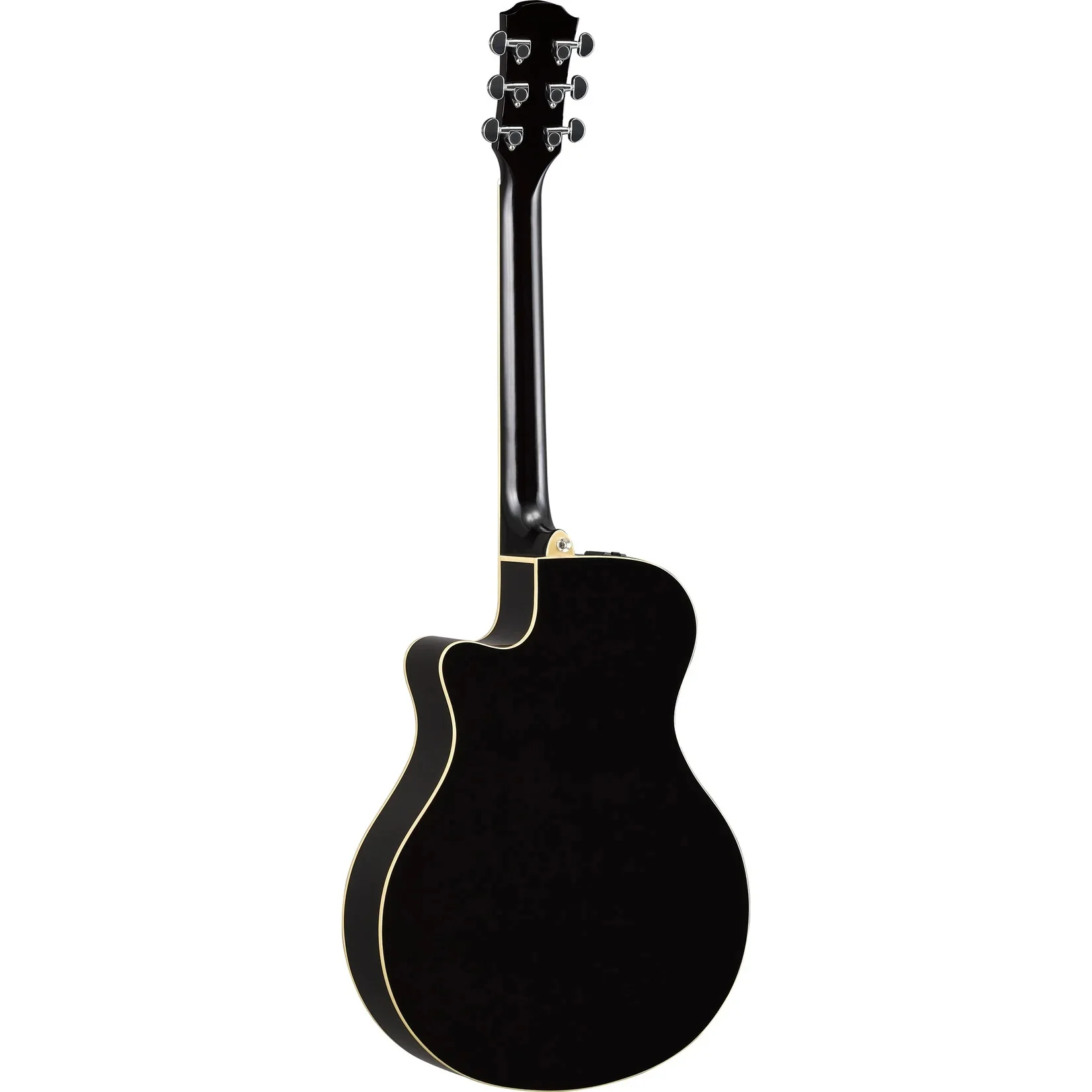 Yamaha APX600 Thinline Acoustic Guitar with Pickup - Black - Image 2