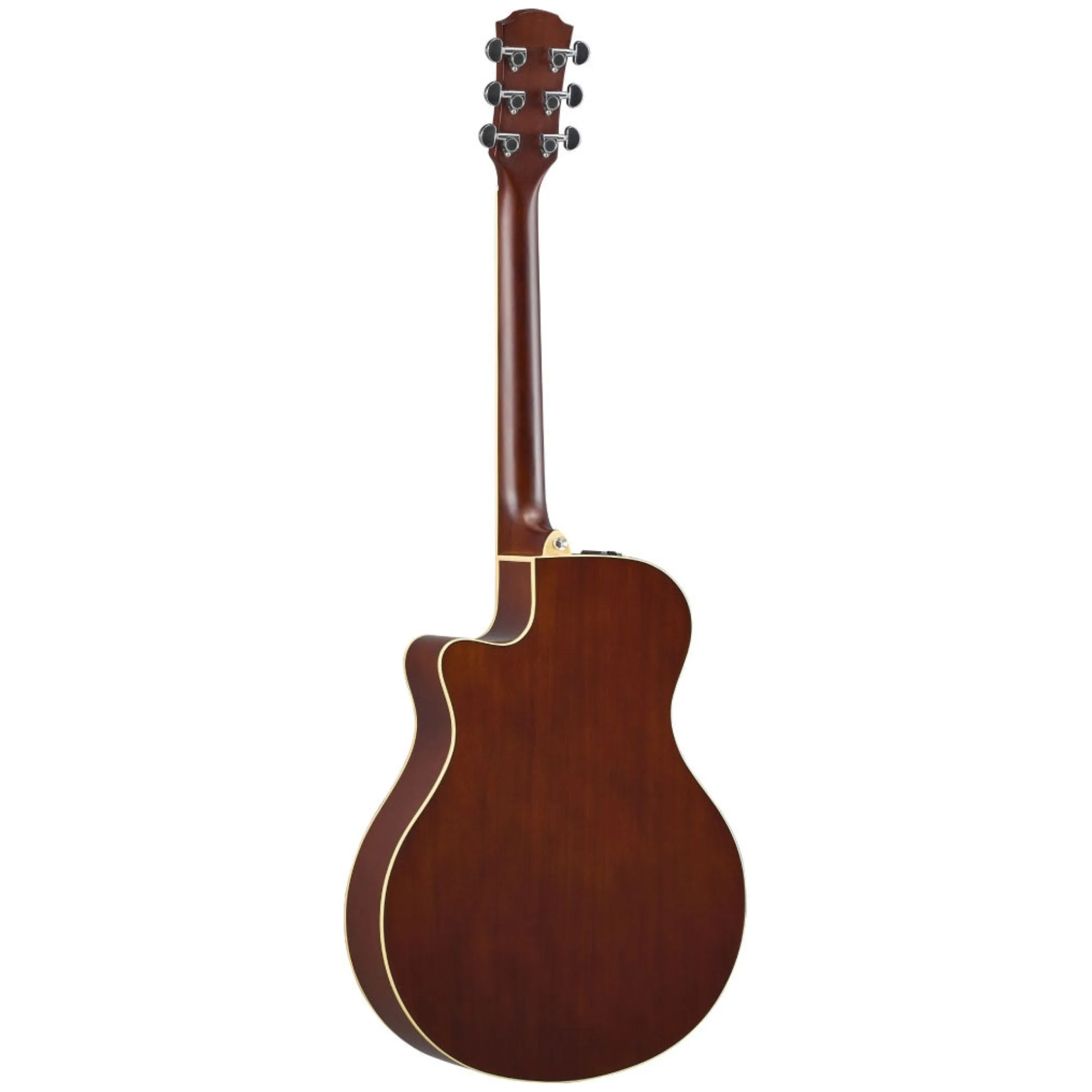 Yamaha APX600 Thinline Acoustic Guitar with Pickup - Old Violin Sunburst - Image 2