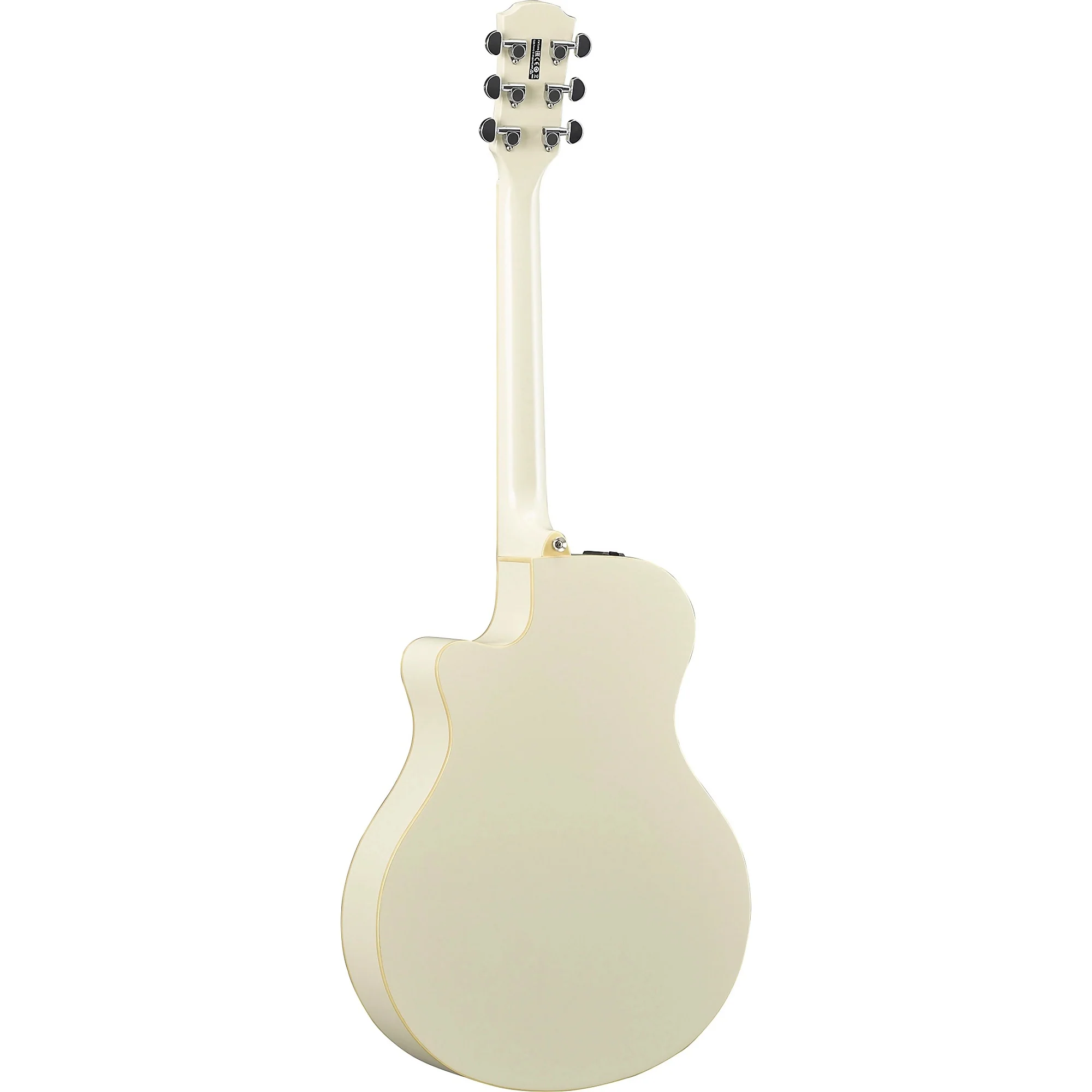 Yamaha APX600 Thinline Acoustic Guitar with Pickup - Vintage White - Image 2