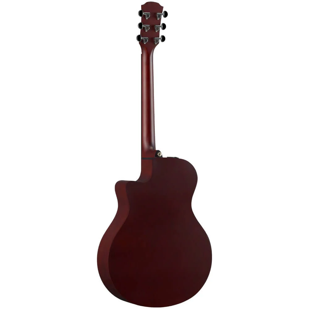 Yamaha APX600M Thinline Acoustic Guitar with Pickup - Smoky Black Satin - Image 2