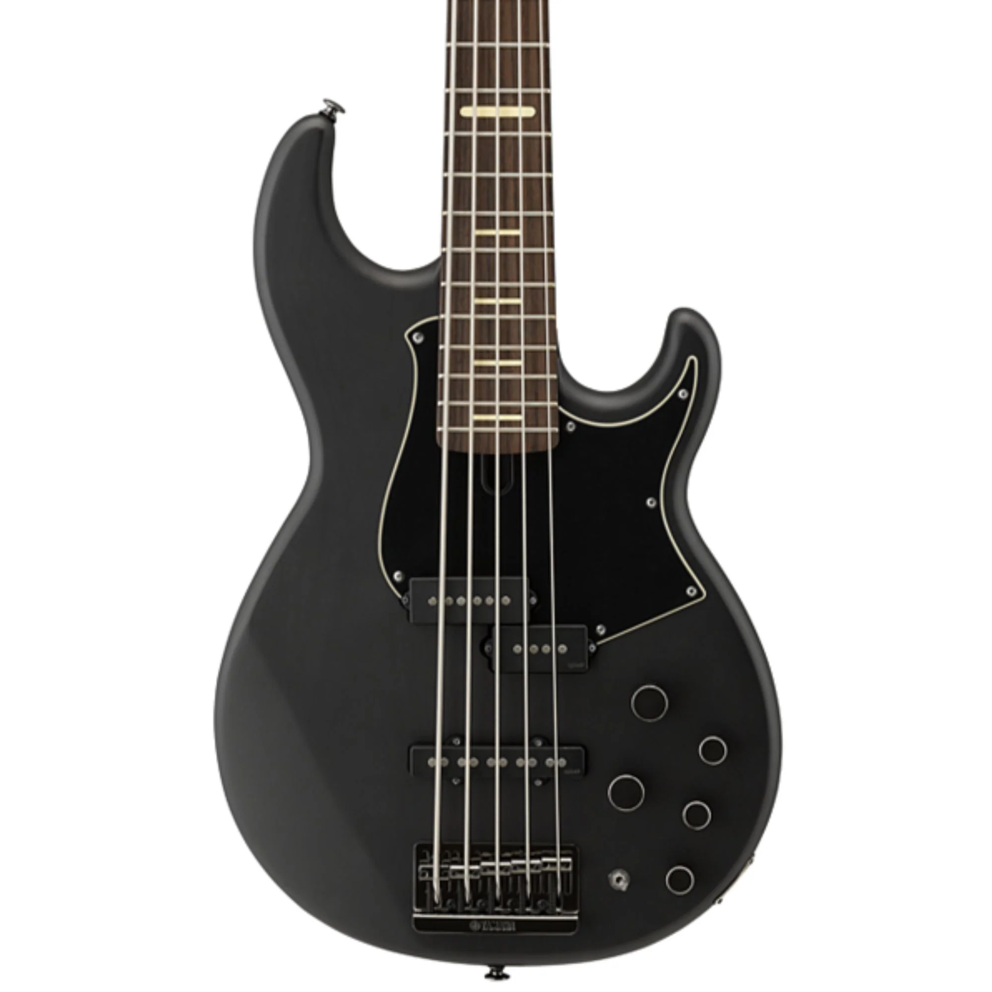 Yamaha BB735A 5 String Bass Guitar Matte Trans Black - Image 2