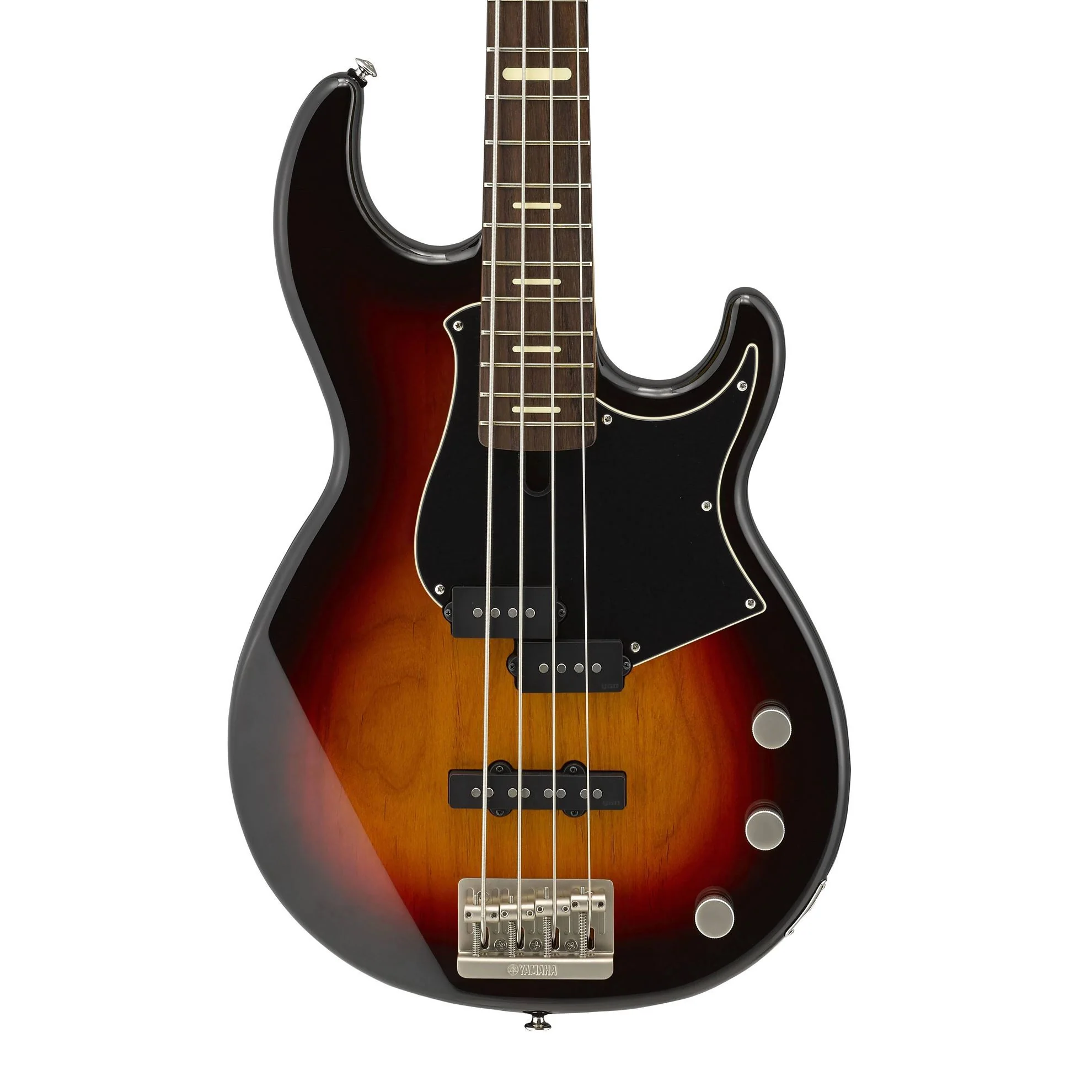Yamaha BBP34 4-String Electric Bass Guitar with Rosewood Fingerboard in Vintage Sunburst - Image 2