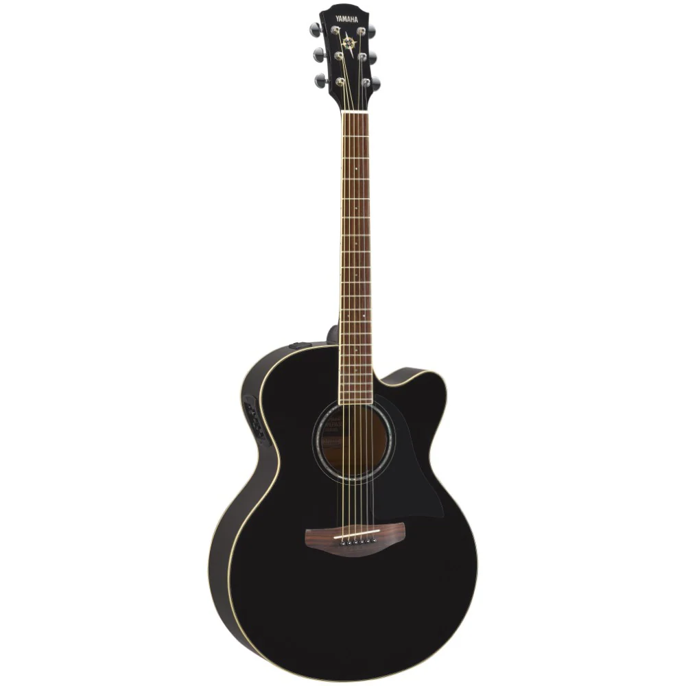Yamaha CPX600 Cutaway Acoustic Guitar with Piezo Pickup - Black