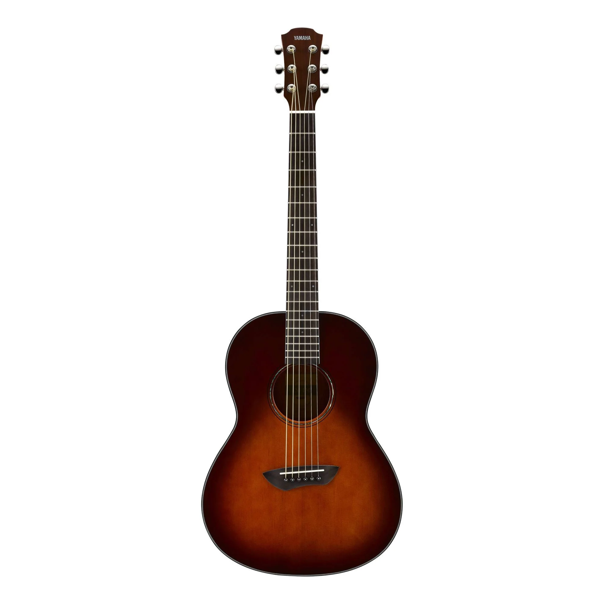 Yamaha CSF1M Travel Acoustic Guitar with Bag in Tobacco Brown Sunburst