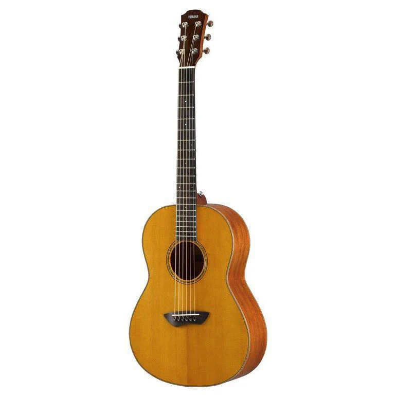 Yamaha CSF3M Folk Acoustic Electric Guitar Solid Mahogany Back and Sides - Vintage Natural - Image 2