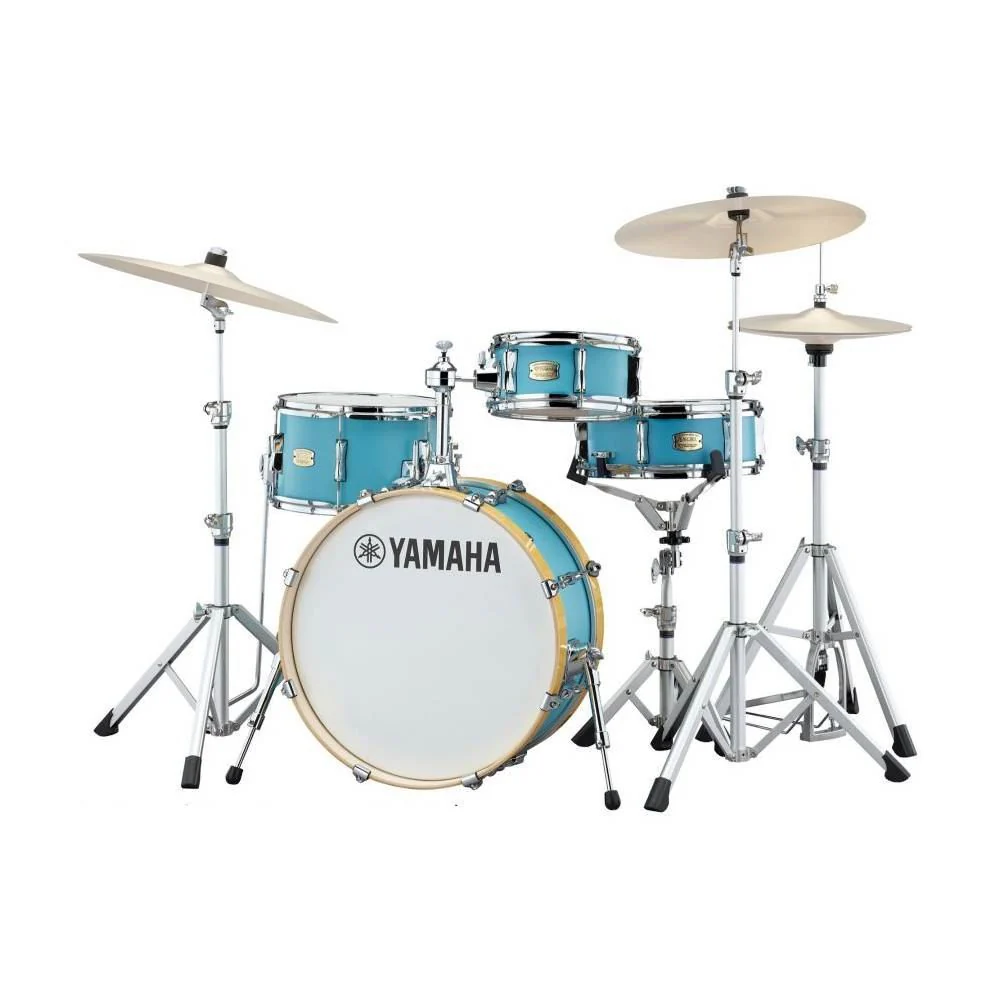 Yamaha CTHIP Stage Custom Hip 4-Piece Drum Kit with 20in Bass Drum plus Crosstown Hardware in Matte Surf Green
