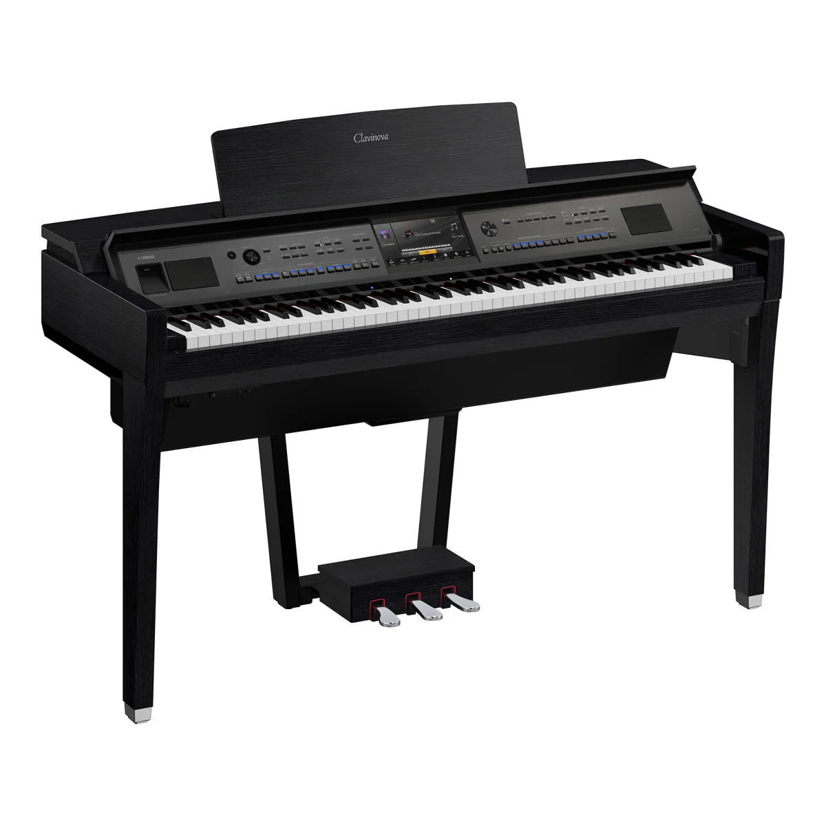 Yamaha CVP909 Clavinova Digital Piano with Bench in Black