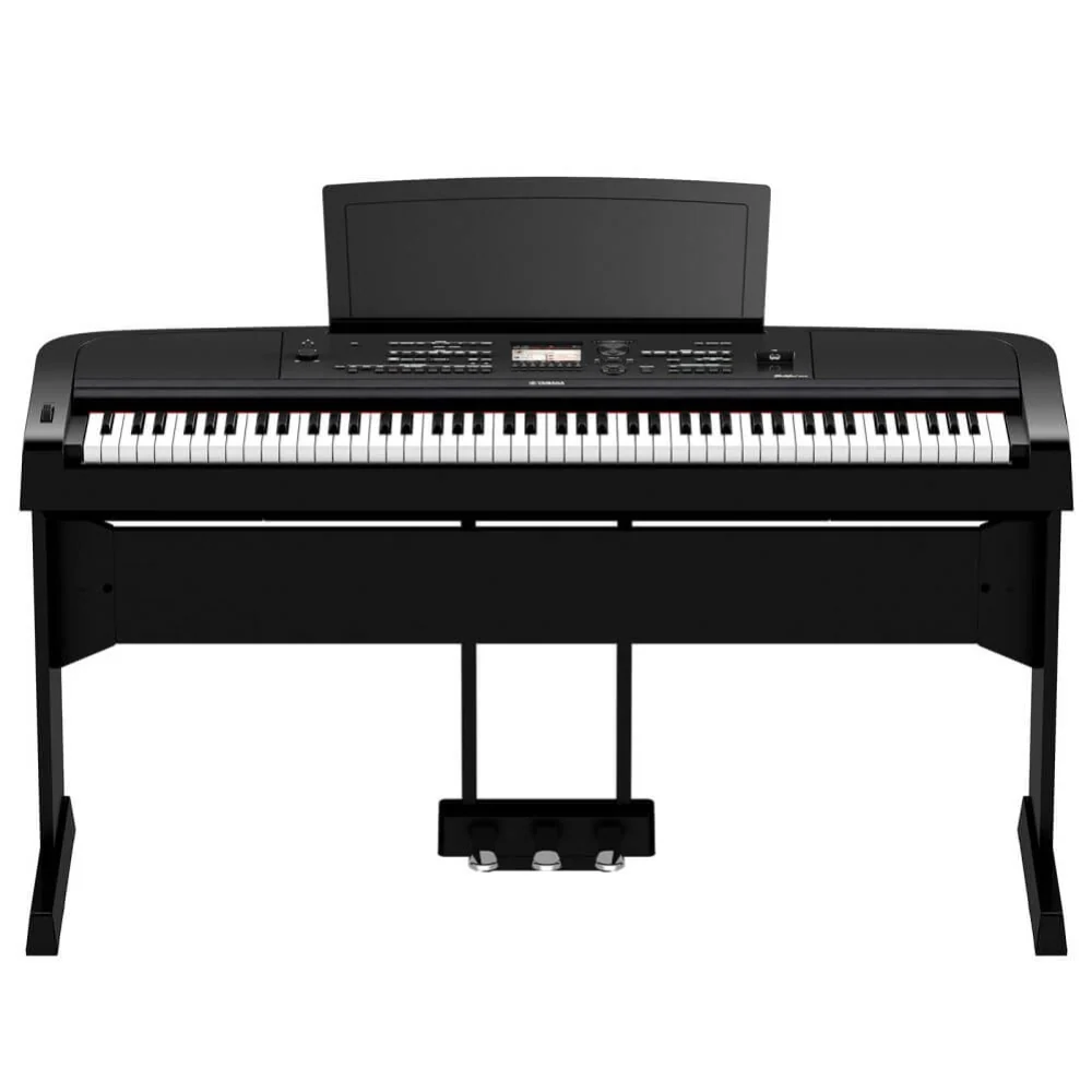 Yamaha DGX-670 88-Key Portable Grand Piano with Stand and Pedal - Black - Image 6
