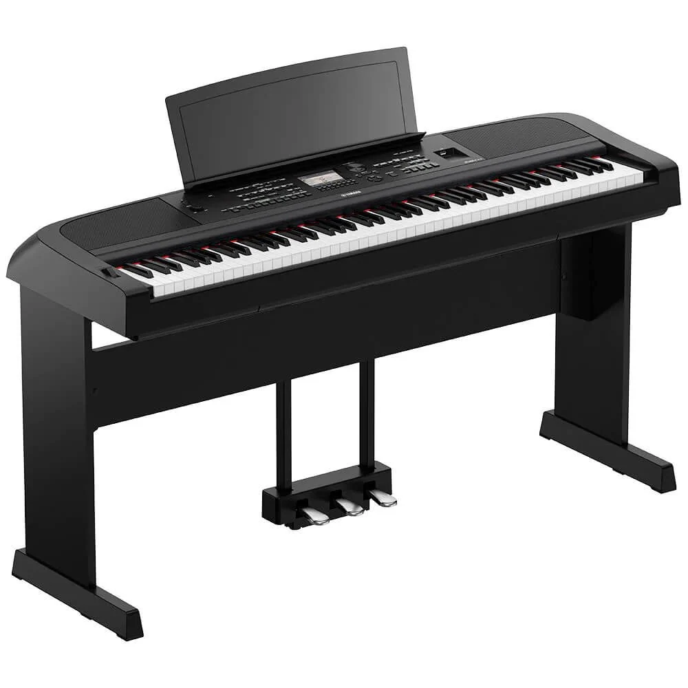 Yamaha DGX-670 88-Key Portable Grand Piano with Stand and Pedal - Black - Image 9