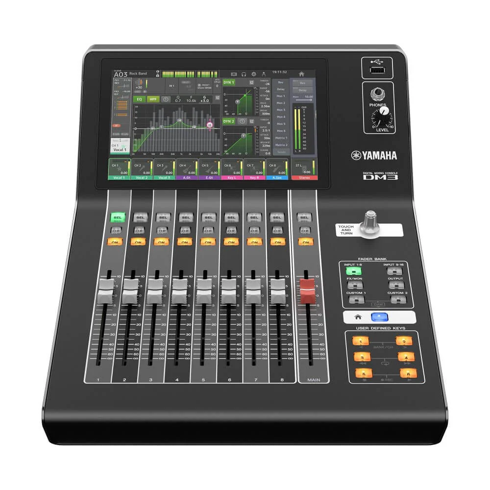 Yamaha DM3-D 22-Channel Compact Digital Mixing Console with Dante - Image 4