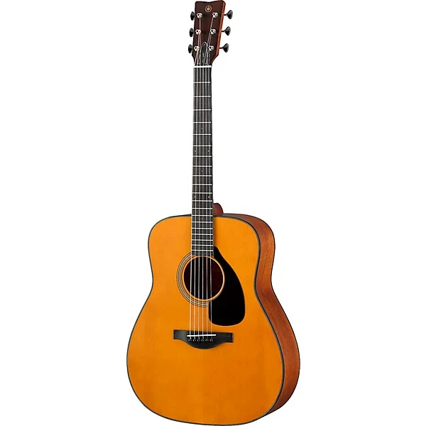 Yamaha FG3 Red Label Dreadnought Acoustic Guitar in Vintage Natural - Image 2