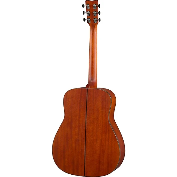 Yamaha FG3 Red Label Dreadnought Acoustic Guitar in Vintage Natural - Image 3