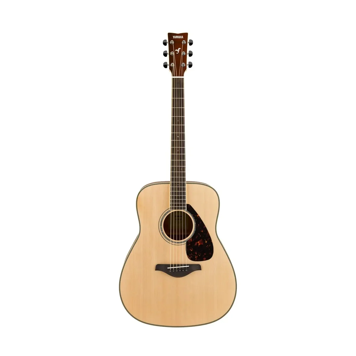 Yamaha FG840 Dreadnought Acoustic Guitar with Solid Spruce Top in Natural