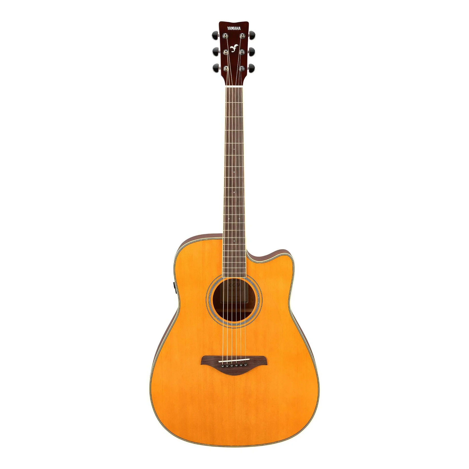 Yamaha FGC-TA Traditional Western Style Cutaway Acoustic Guitar Vintage Tint