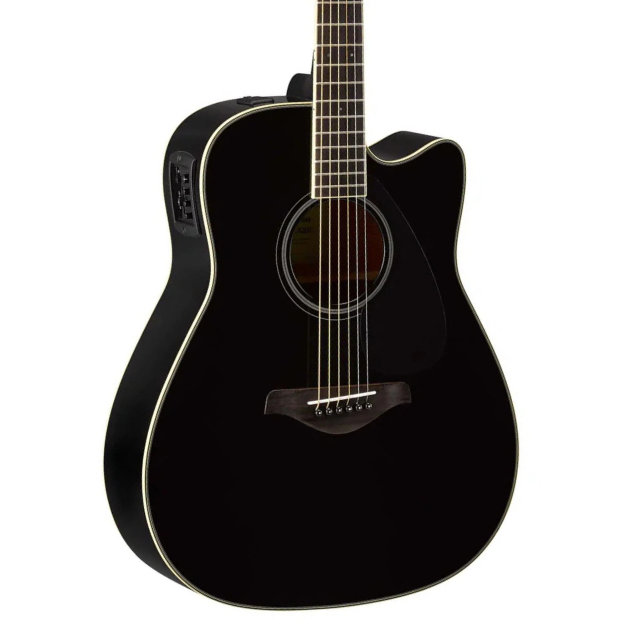Yamaha FGX820CBL Acoustic Guitar Black - Image 2