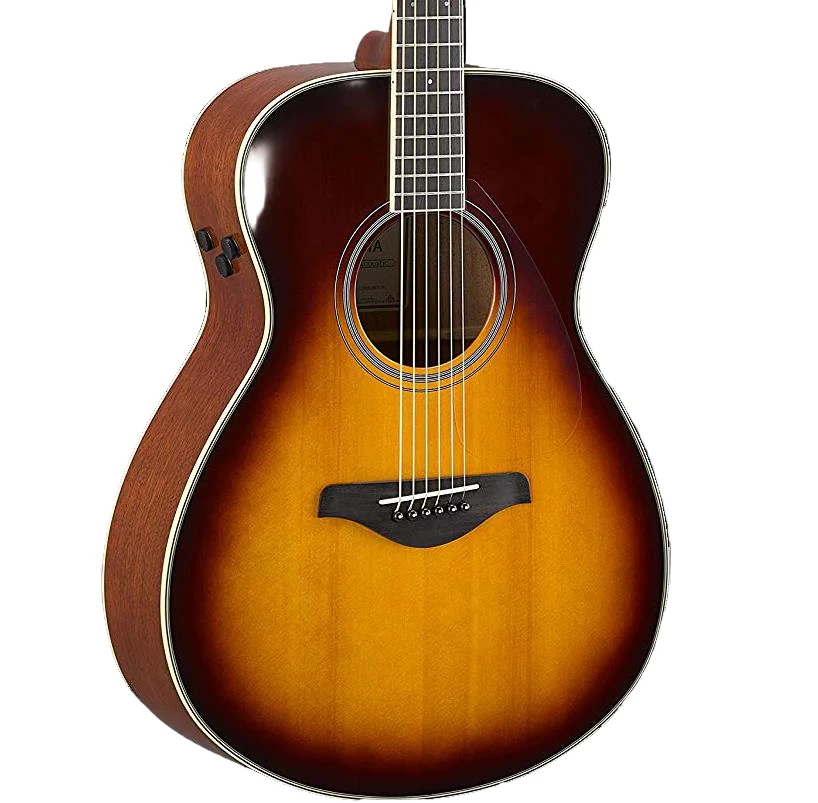 Yamaha FS-TA TransAcoustic Concert Acoustic Guitar - Brown Sunburst - Image 3