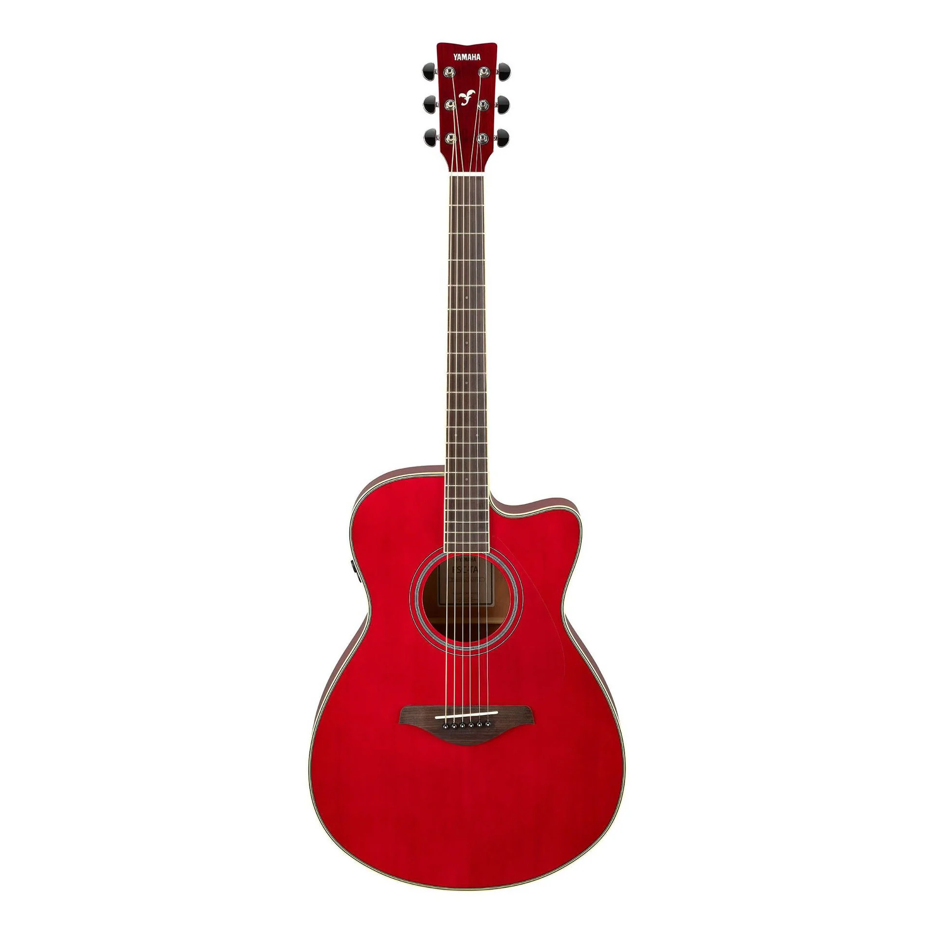 Yamaha FSC-TA Concert Style Cutaway Acoustic Guitar Ruby Red