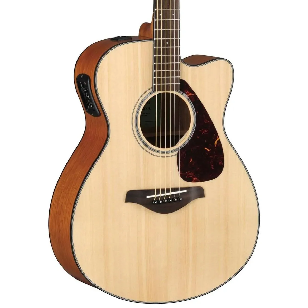 Yamaha FSX800C Dreadnought Acoustic Guitar with Solid Spruce Top in Natural - Image 2