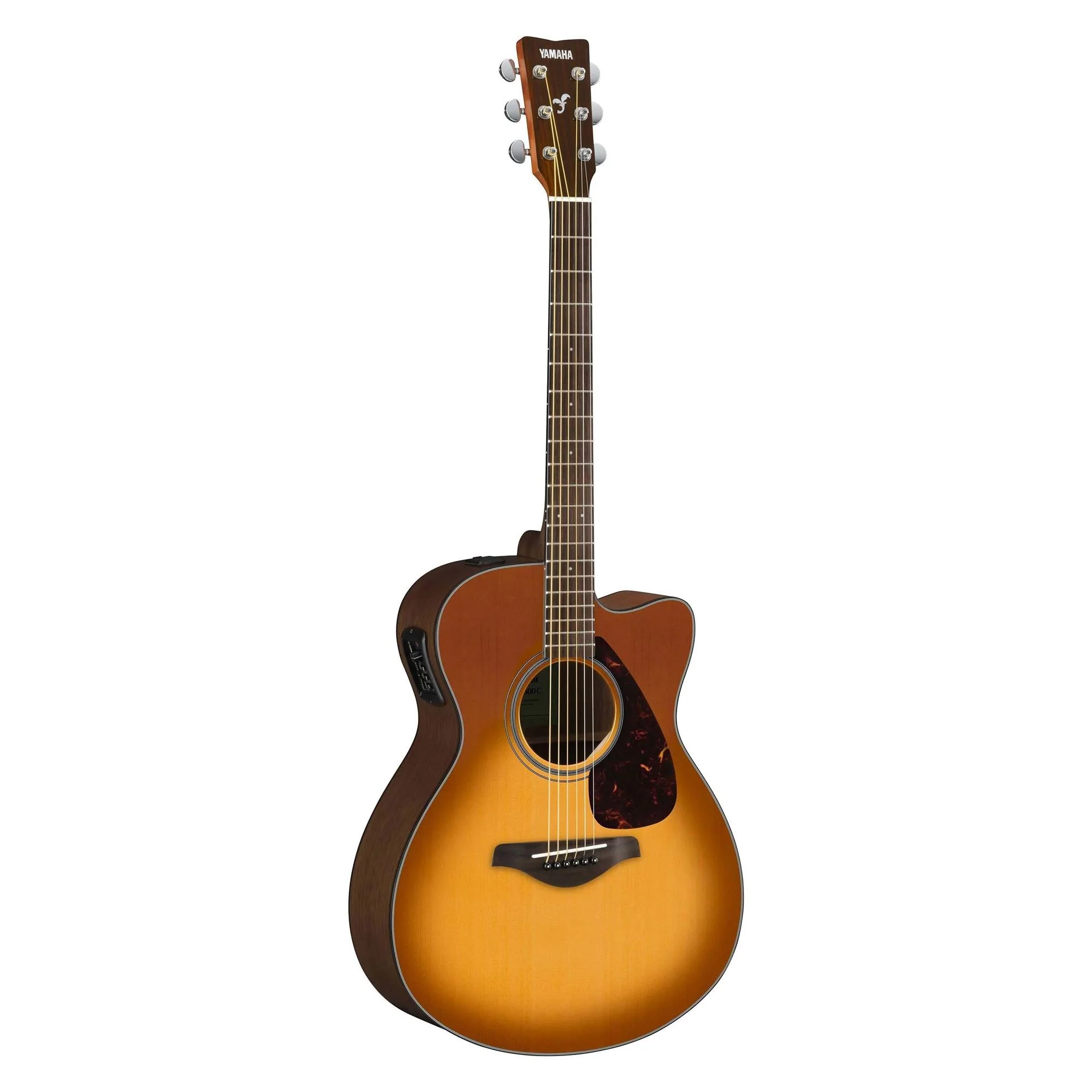 Yamaha FSX800C Dreadnought Acoustic Guitar with Solid Spruce Top in Sandburst