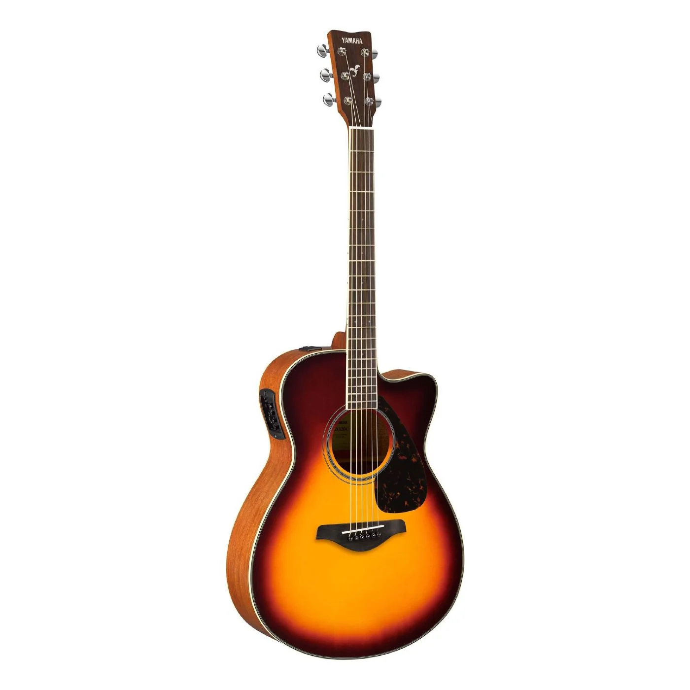 Yamaha FSX820C Dreadnought Acoustic Guitar with Solid Spruce Top in Brown S