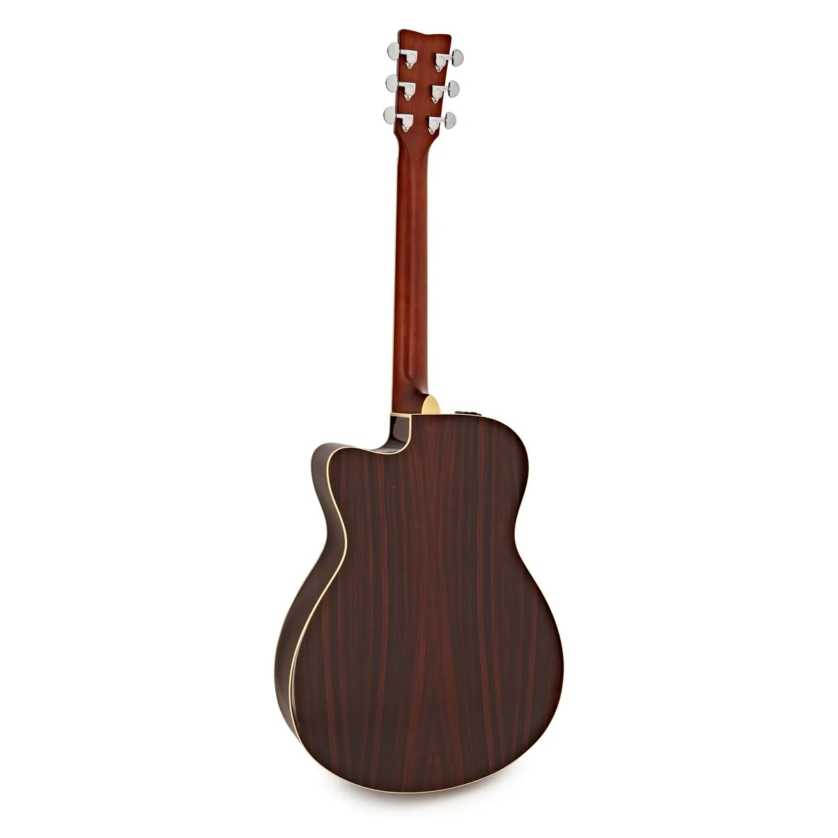 Yamaha FSX830C Dreadnought Acoustic Guitar with Solid Spruce Top in Brown Sunburst - Image 2