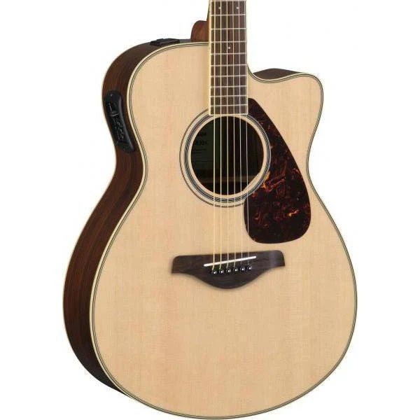 Yamaha FSX830C Dreadnought Acoustic Guitar with Solid Spruce Top in Natural - Image 3