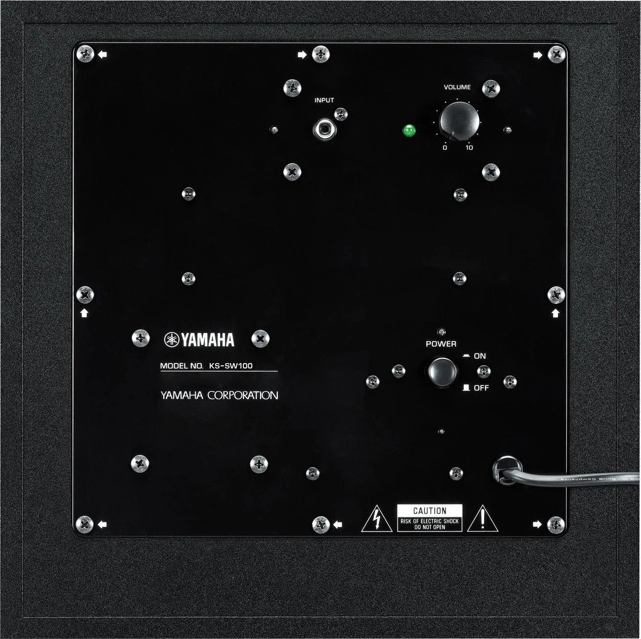 Yamaha KS-SW100 Compact 8in Subwoofer For Keyboard Instruments (KSSW100) - Image 6