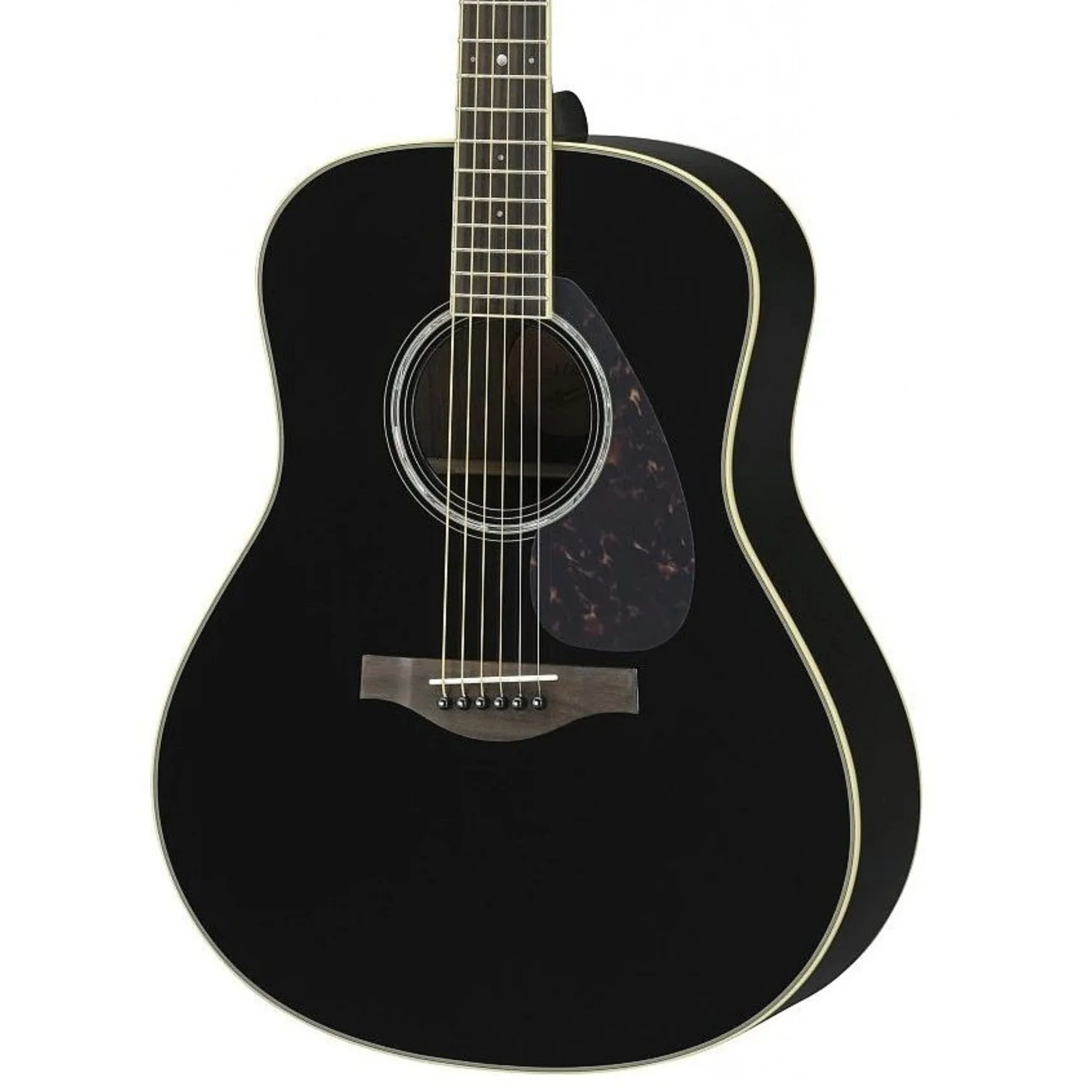 Yamaha LL6-BL//ARE Acoustic Guitar Black - Image 2