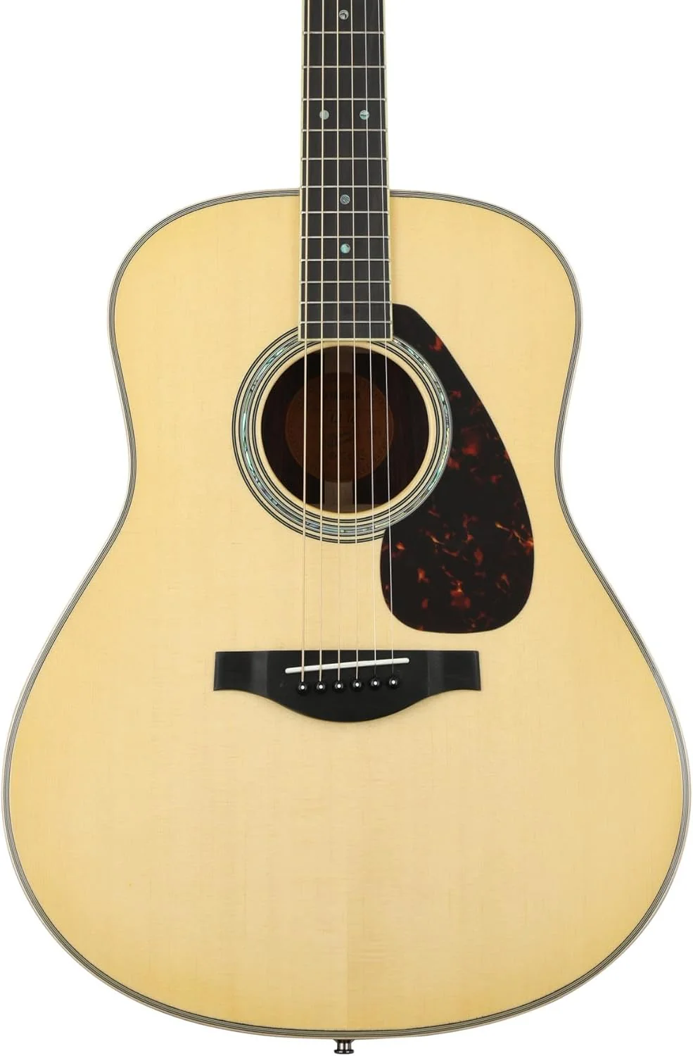Yamaha LL6M ARE Jumbo Size Acoustic Guitar with Piezo Pickup - Natural - Image 2