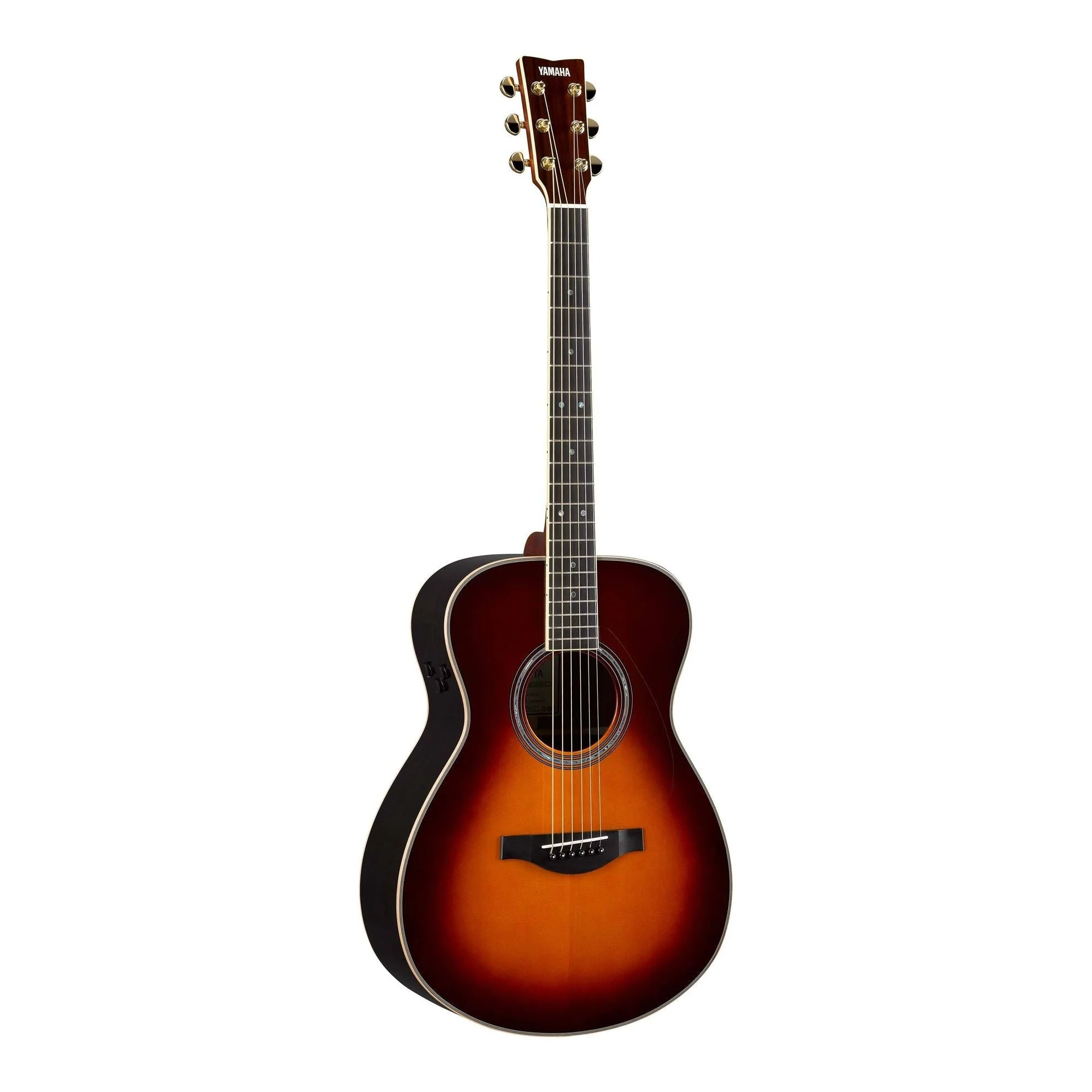 Yamaha LS16TA TransAcoustic Concert Size Acoustic Guitar in Brown Sunburst - Image 2