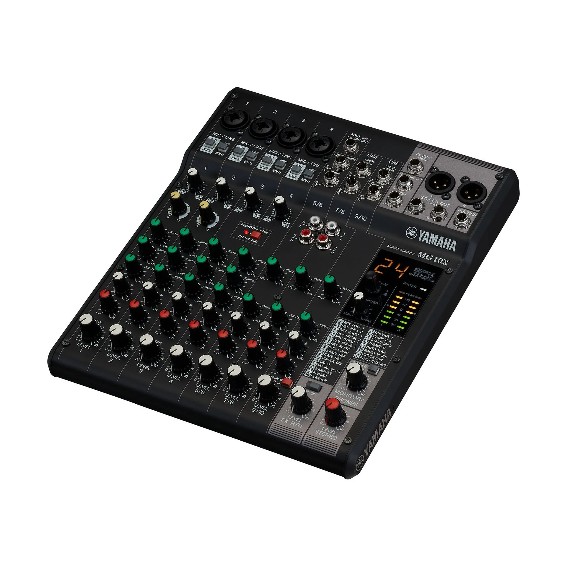 Yamaha MG10X 10 Channel Analog Mixer with Built in Effects - Image 12