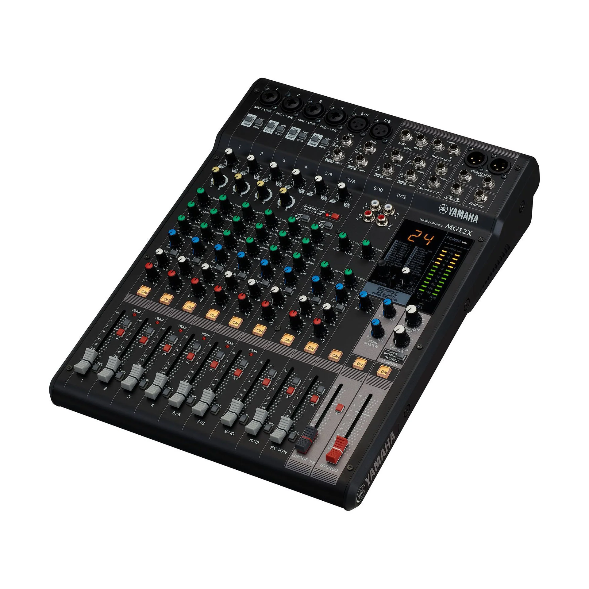 Yamaha MG12X 12 Channel Analog Mixer with Built in Effects - Image 5