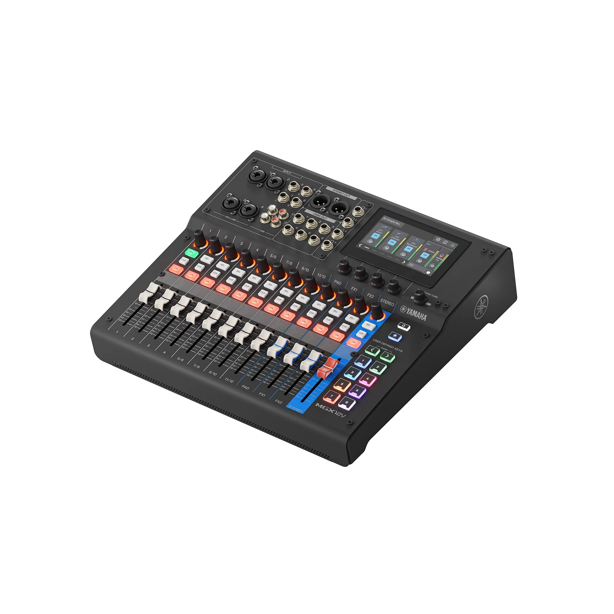 Yamaha MGX12V Digital Mixing Console With Video Interface - Black - Image 3