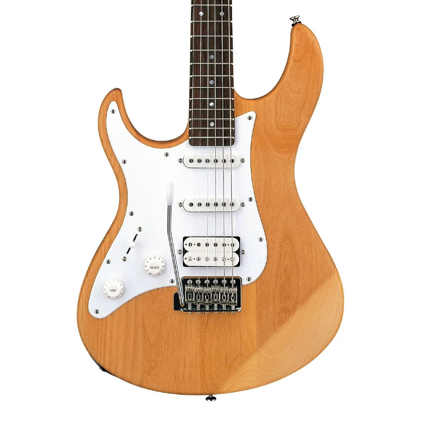 Yamaha PAC112JL Pacifica Left-Handed Electric Guitar in Yellow Natural Satin - Image 2