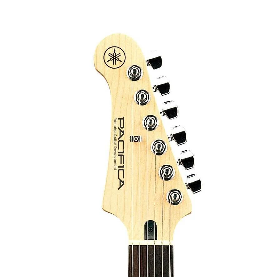 Yamaha PAC112JL Pacifica Left-Handed Electric Guitar in Yellow Natural Satin - Image 3