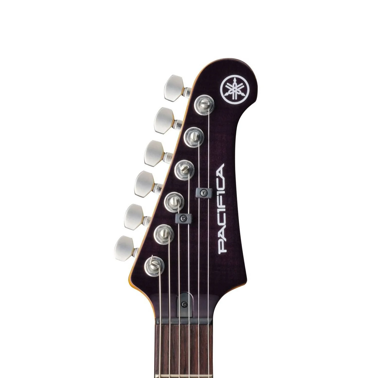 Yamaha PAC611H Pacifica Electric Guitar with Tinted Maple Neck in Translucent Purple Flamed Maple - Image 3