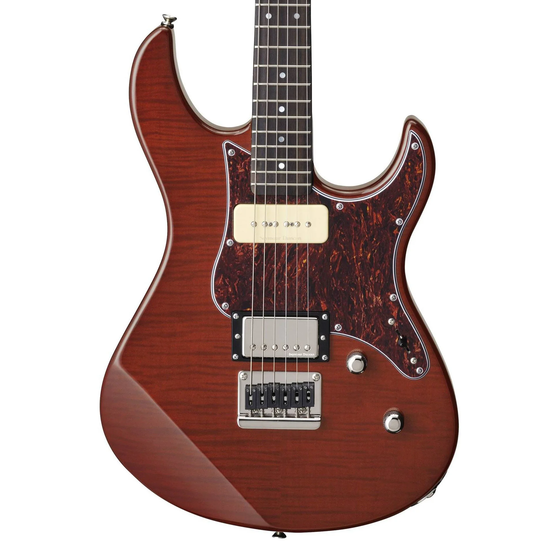 Yamaha PAC612VIIFMRB Pacifica Electric Guitar in Root Beer Flamed Maple - Image 2