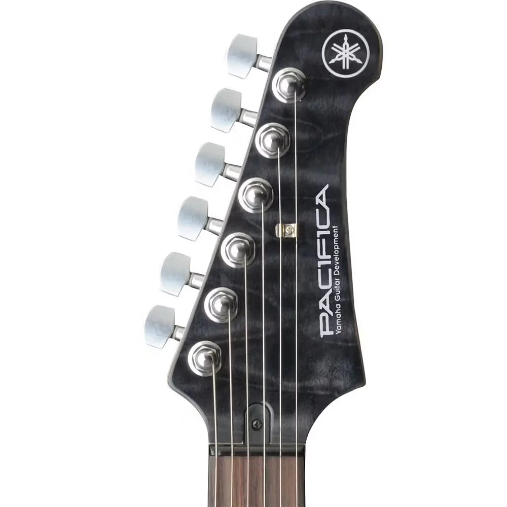 Yamaha Pacifica 212VQM Electric Guitar - Translucent Black - Image 3