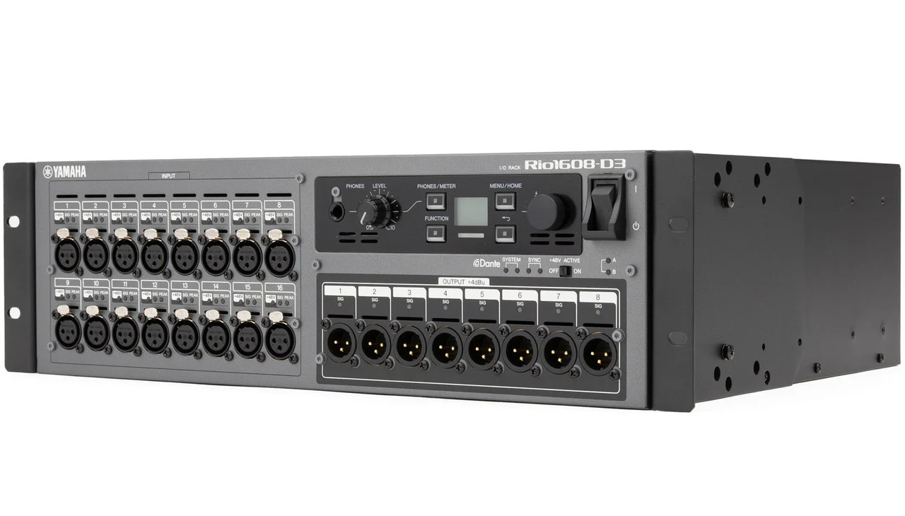 Yamaha Rio1608-D3 16-input/8-output Dante Stage Box - Image 4
