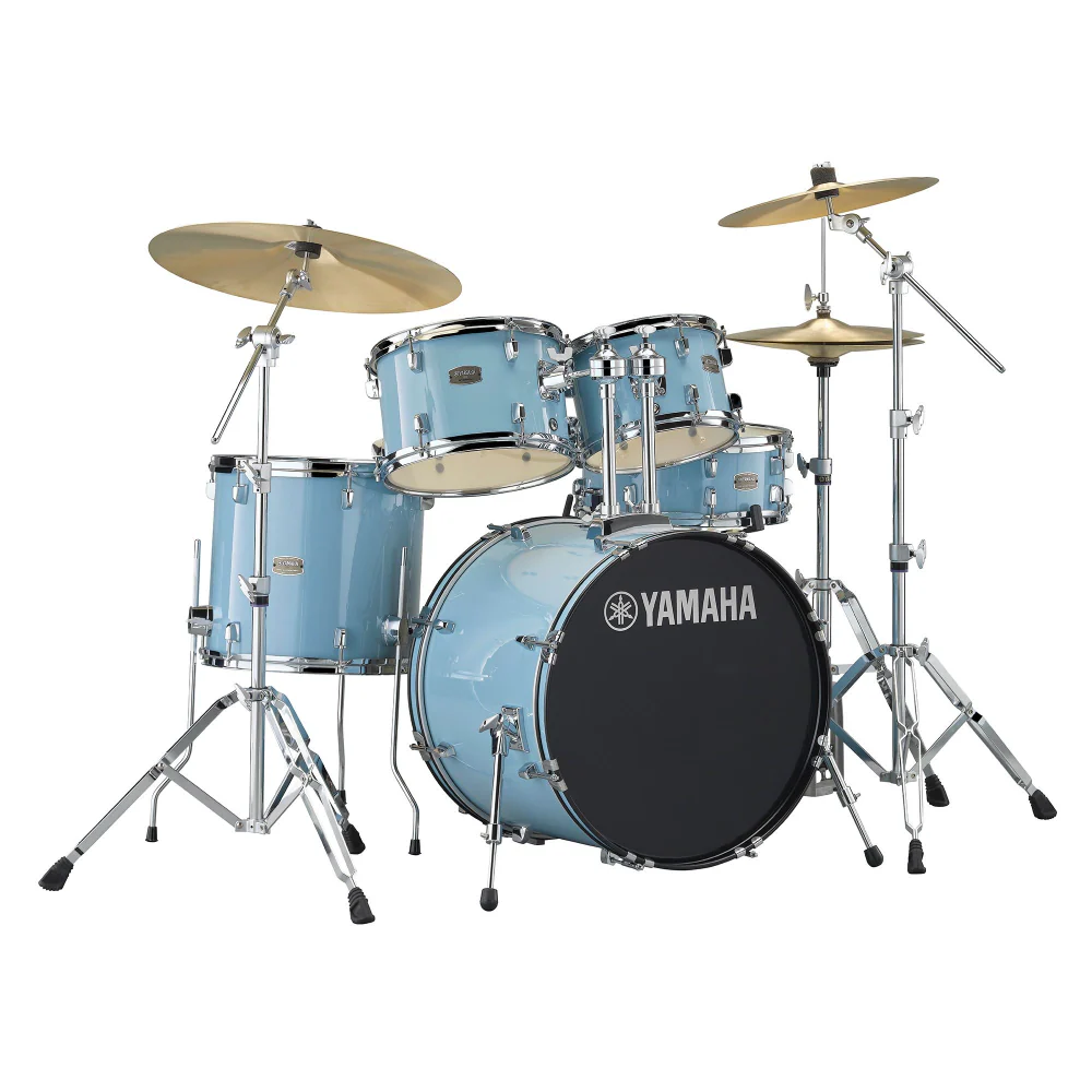 Yamaha RYD20 Rydeen Fusion 20/10/12/14+14S Drum Kit - Gloss Pale Blue