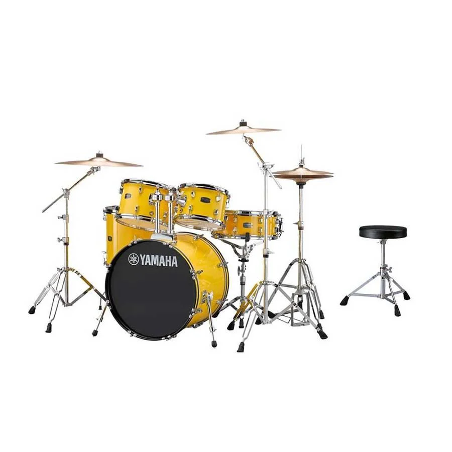Yamaha RYD20 Rydeen Fusion 20/10/12/14+14S Drum Kit - Mellow Yellow - Image 2