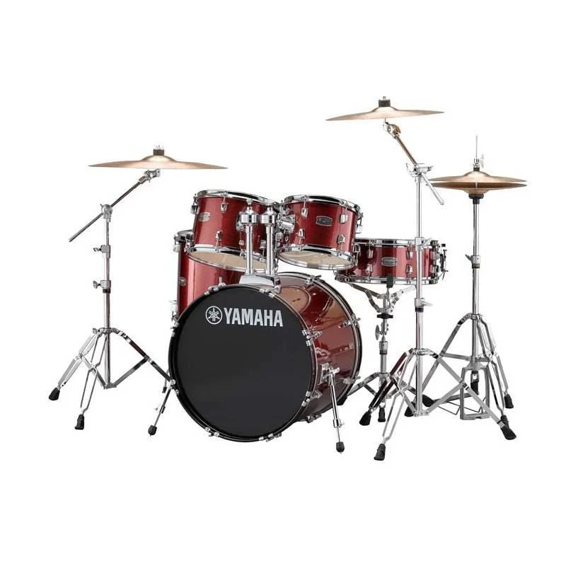 Yamaha RYD20 Rydeen Fusion Acoustic Drum Kit with 20in Bass Drum in Burgund