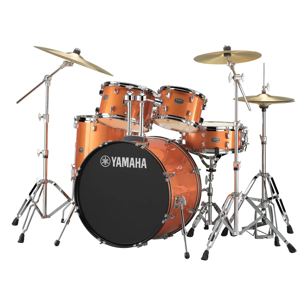 Yamaha RYD22 Rydeen Euro 5pc Drum Kit in Orange Glitter